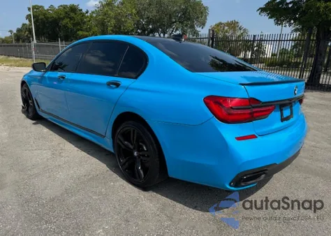 2017 BMW 750 I z USA, uszkodzony, nr VIN WBA7F0C34HGM22159